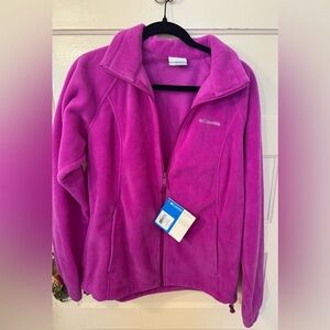 NWT Columbia Pink Fleece Jacket Size Large